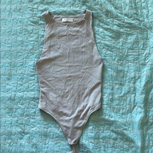 Aritzia Gray Bodysuit One Piece